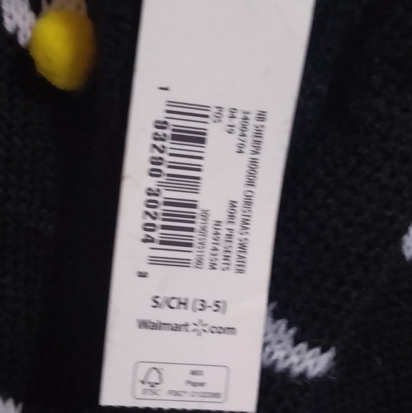 No Boundaries Christmas Sweater Hooded Lights More Presents Tinsel NWT Small - Picture 14 of 15